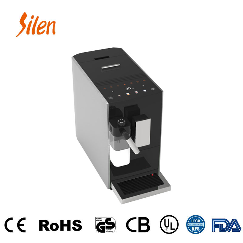 เครื่องชงกาแฟอัตโนมัติพร้อมเครื่องตีฟองนมอัตโนมัติ